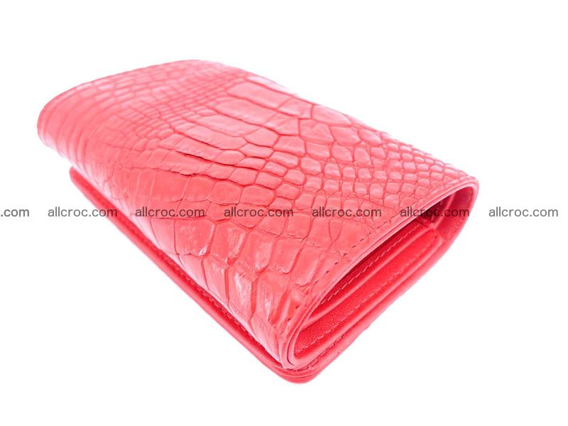 Crocodile skin wallet for women 958
