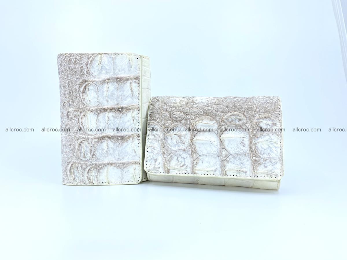 Crocodile skin wallet for women 960 Foto 12