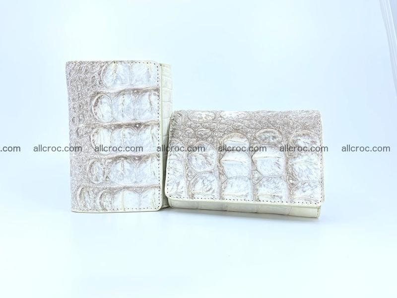 Crocodile skin wallet for women 960
