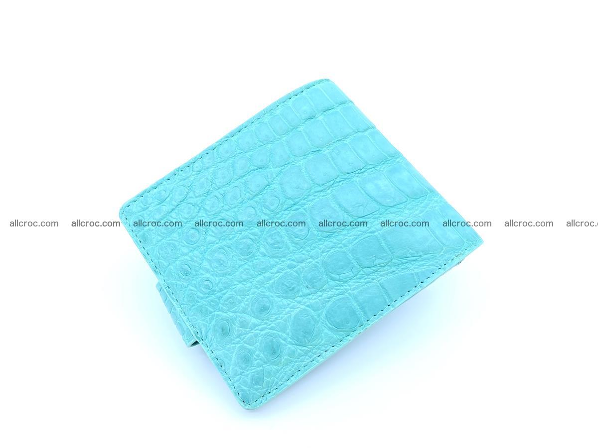 Crocodile skin wallet, small billfold 1429 Foto 1