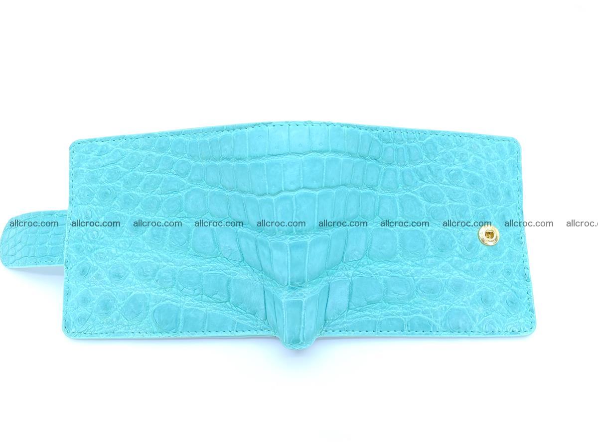 Crocodile skin wallet, small billfold 1429 Foto 2