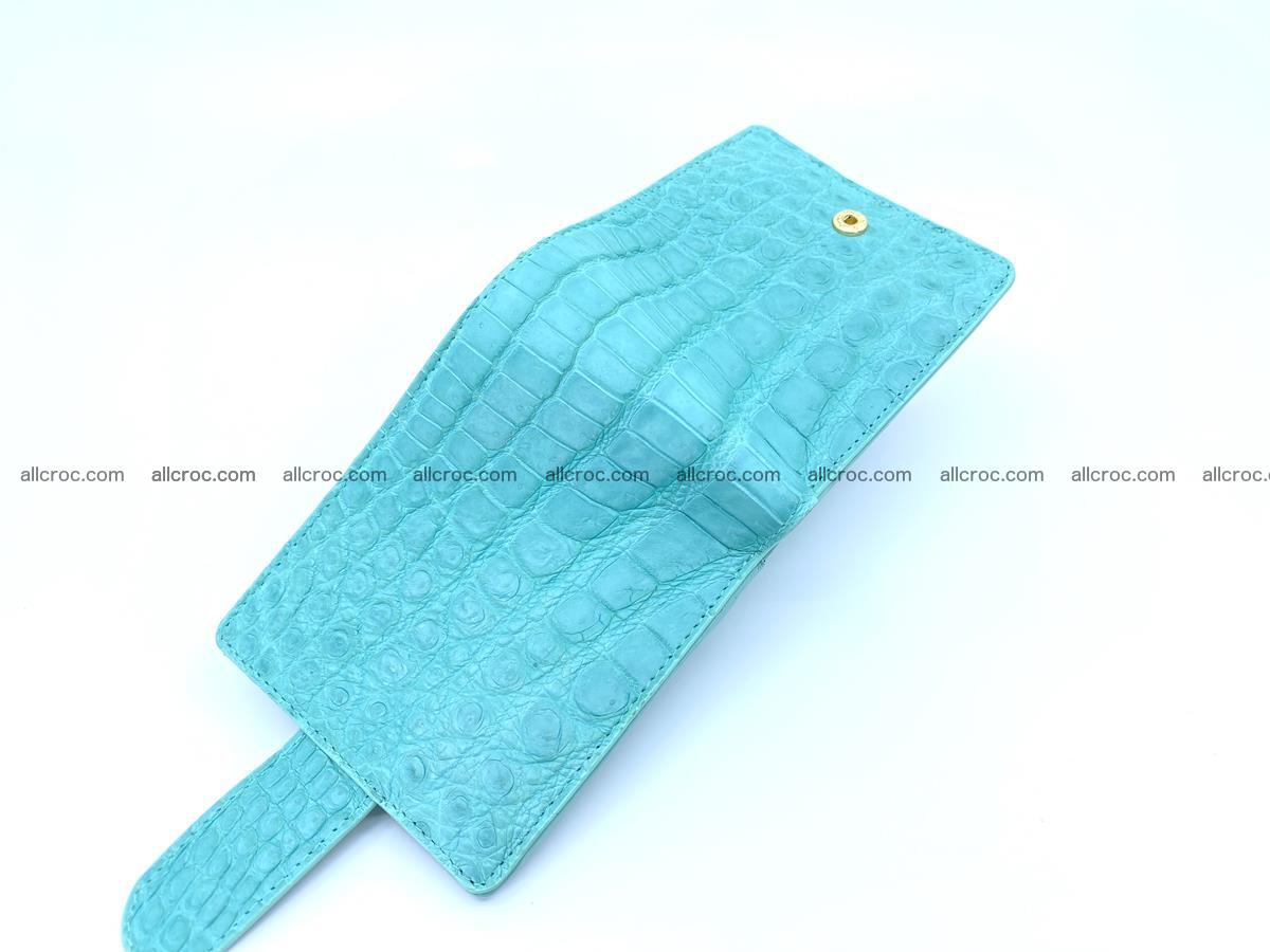 Crocodile skin wallet, small billfold 1429 Foto 3