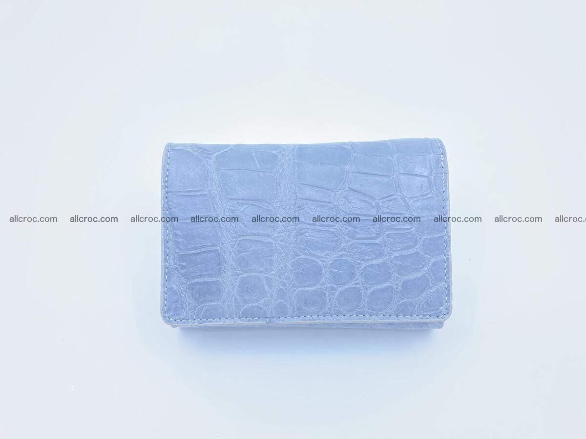 Crocodile skin wallet trifold 1634 Foto 0
