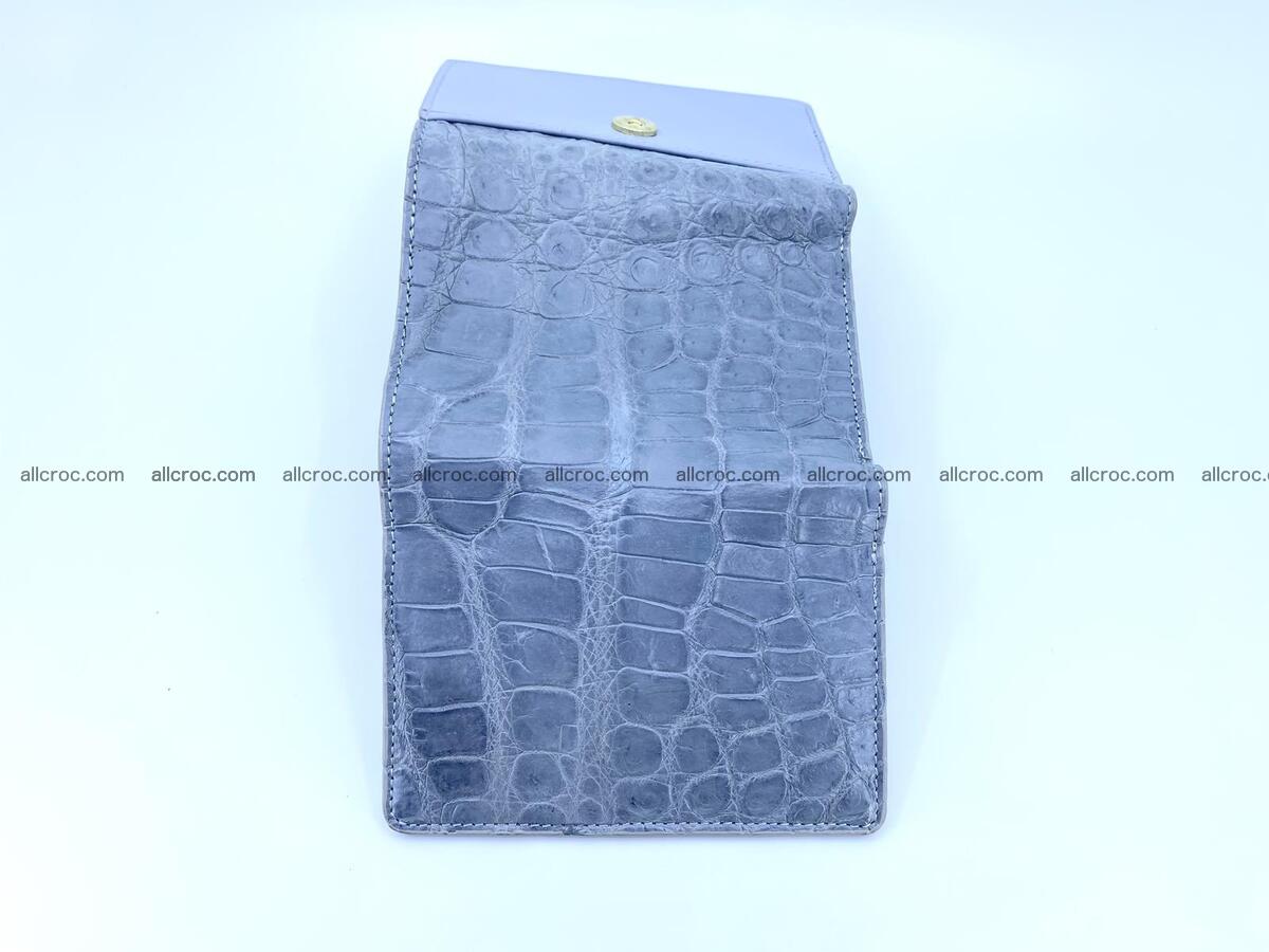 Crocodile skin wallet trifold 1634 Foto 2