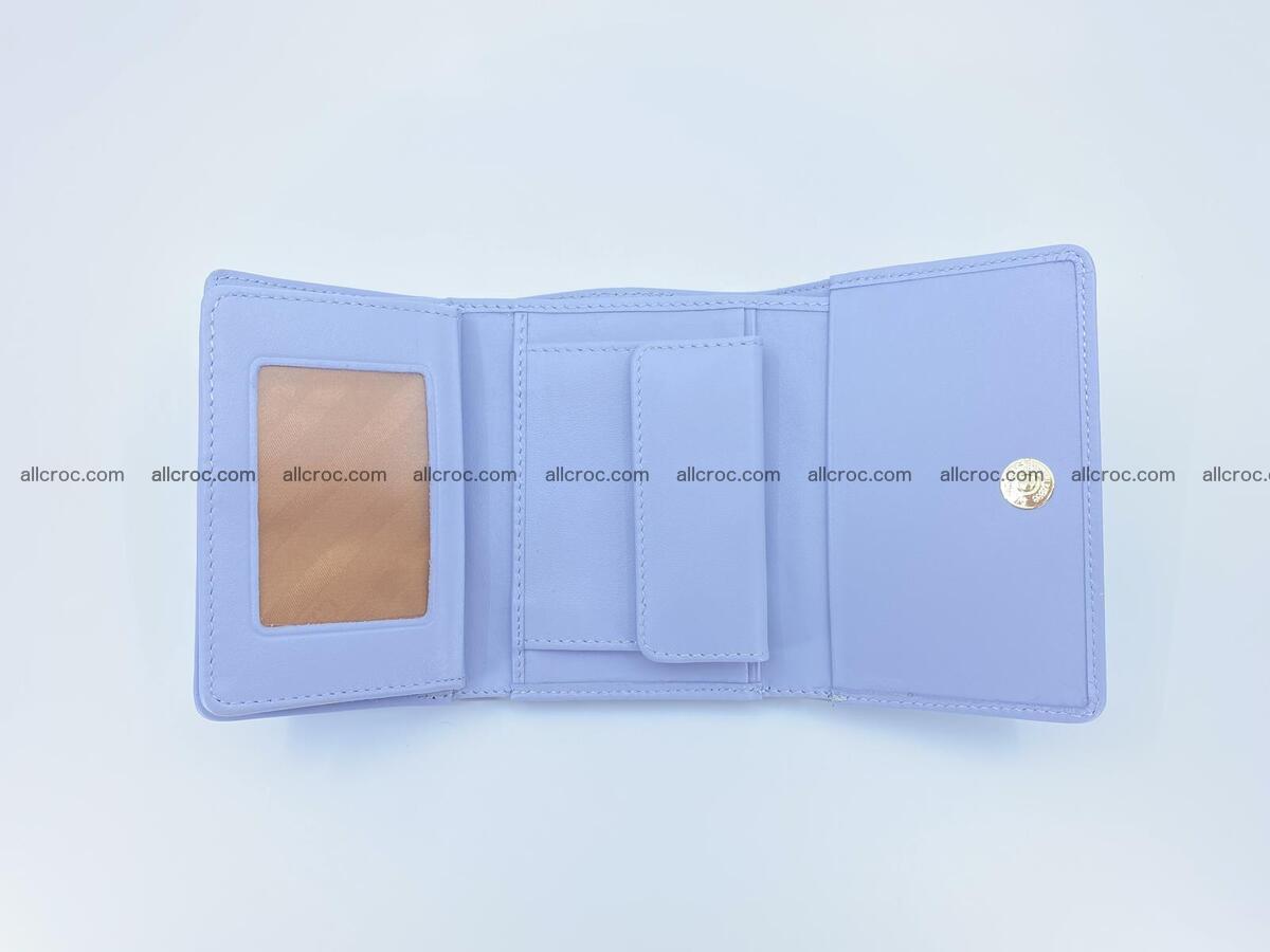 Crocodile skin wallet trifold 1634 Foto 3