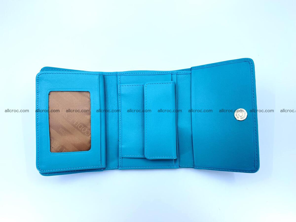 Crocodile skin wallet trifold 1633 Foto 3