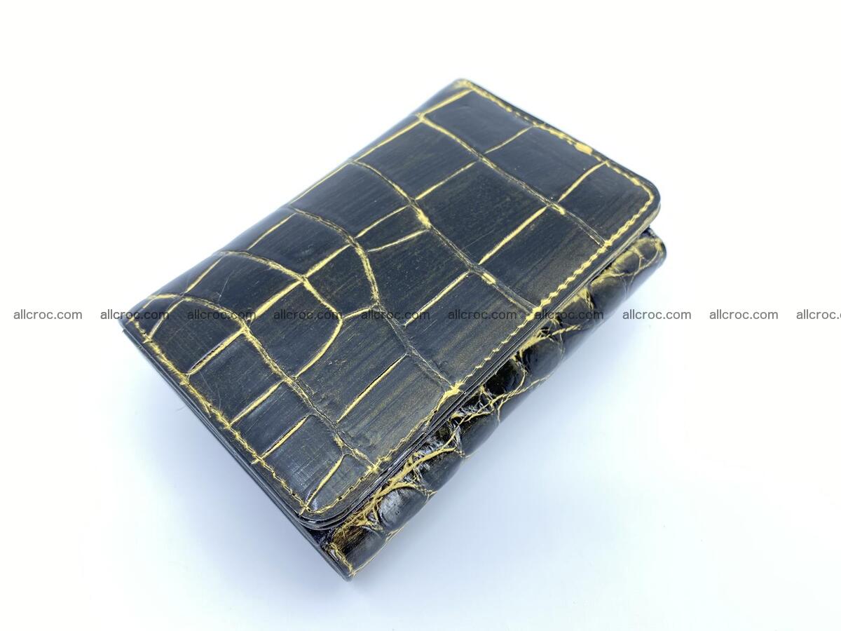 Crocodile skin wallet trifold 1298 Foto 0