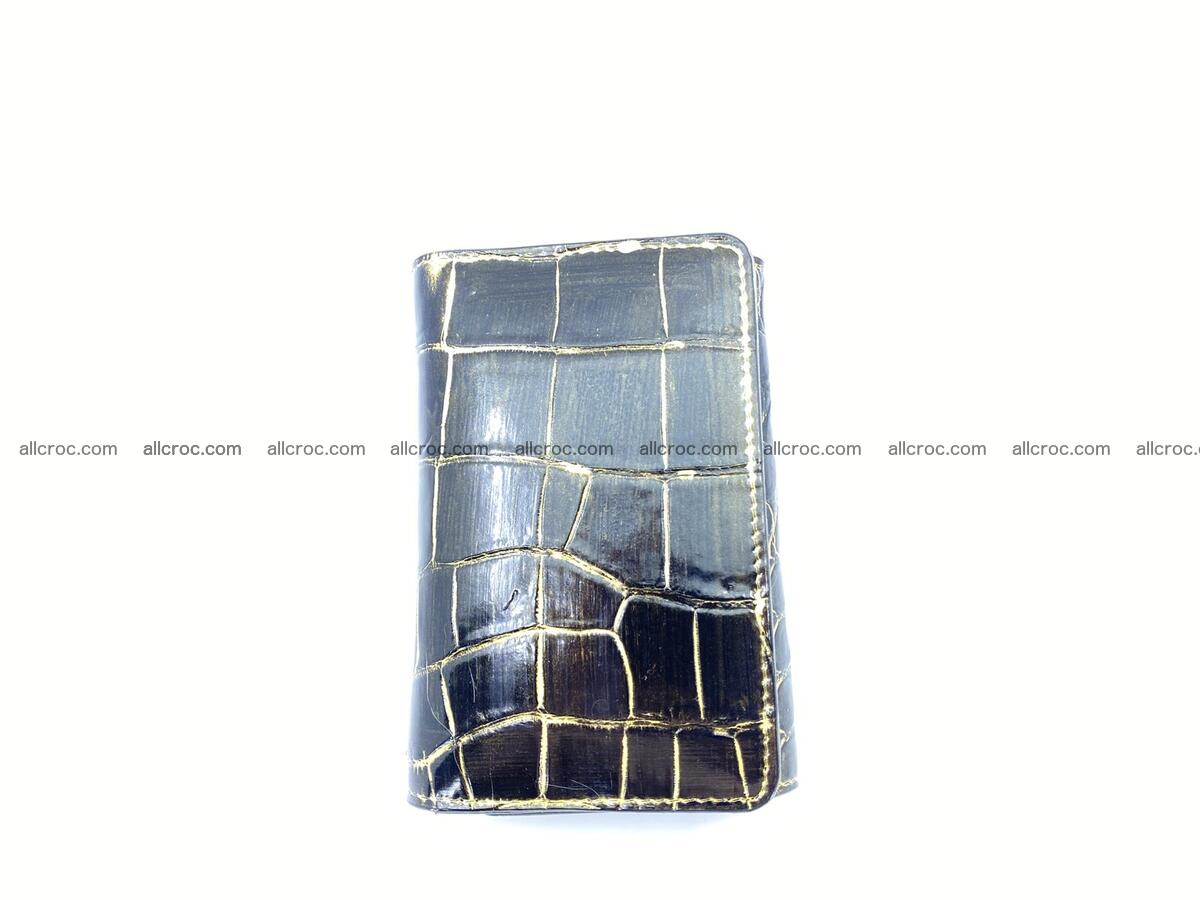 Crocodile skin wallet trifold 1298 Foto 2