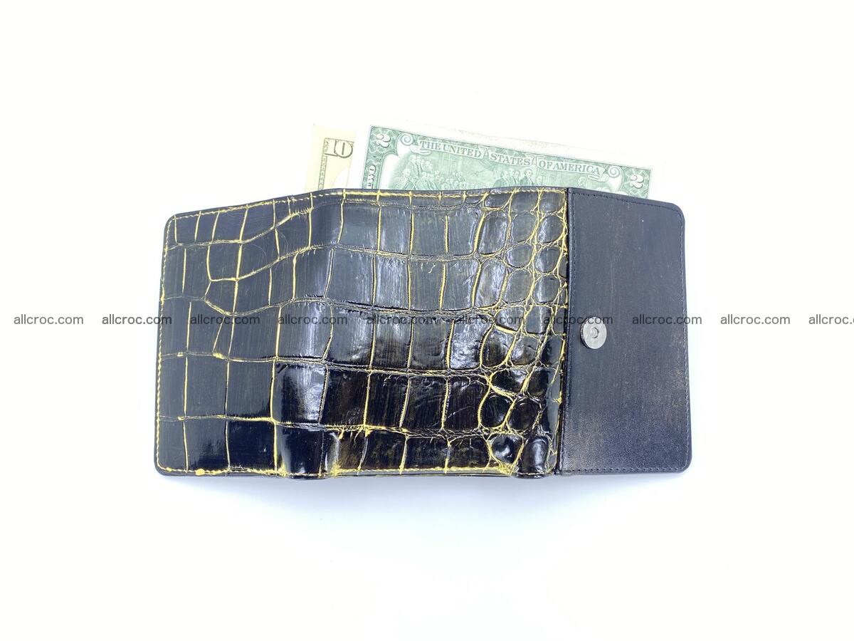 Crocodile skin wallet trifold 1298 Foto 4