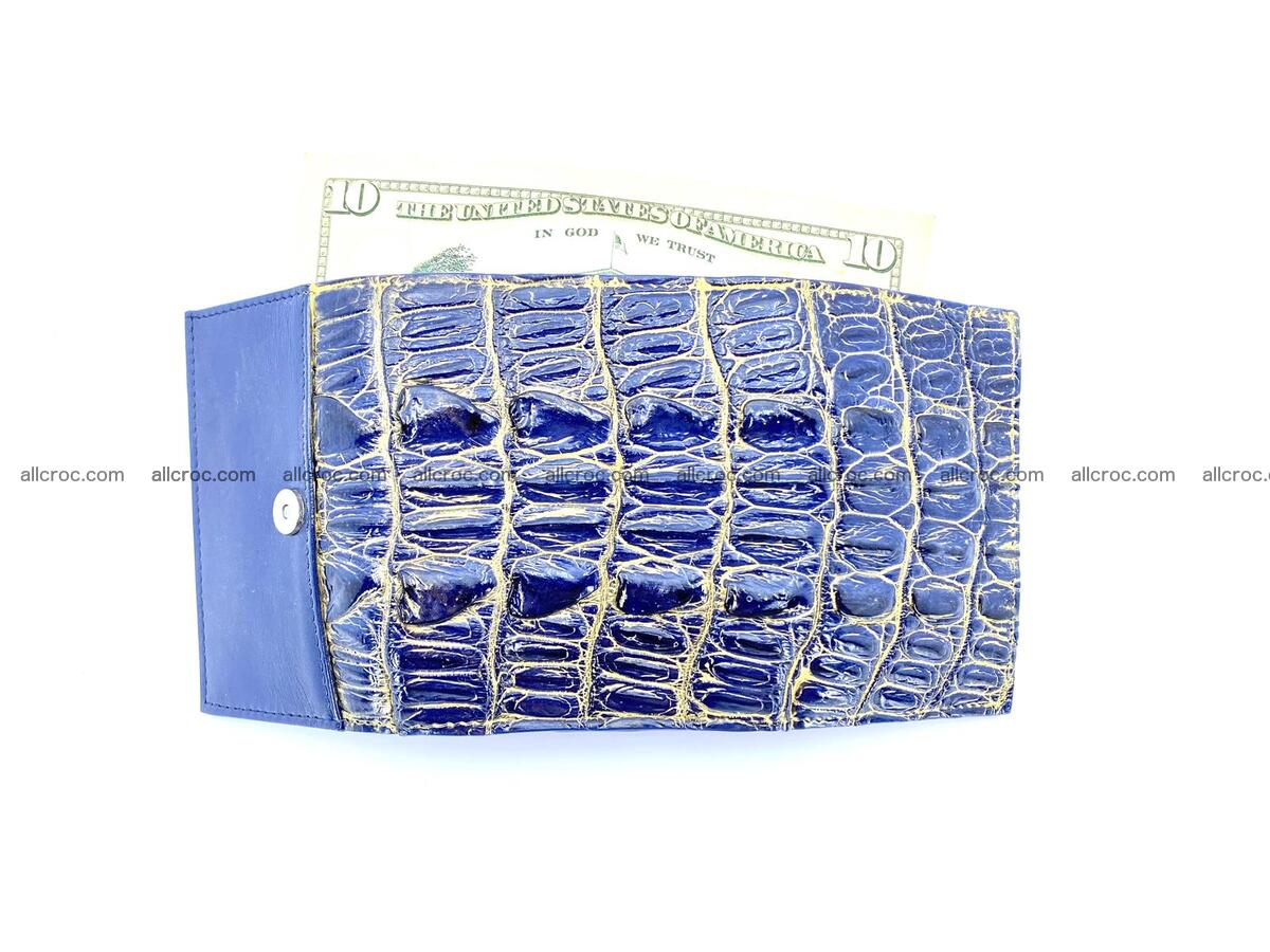 crocodile skin wallet trifold 1294 Foto 4