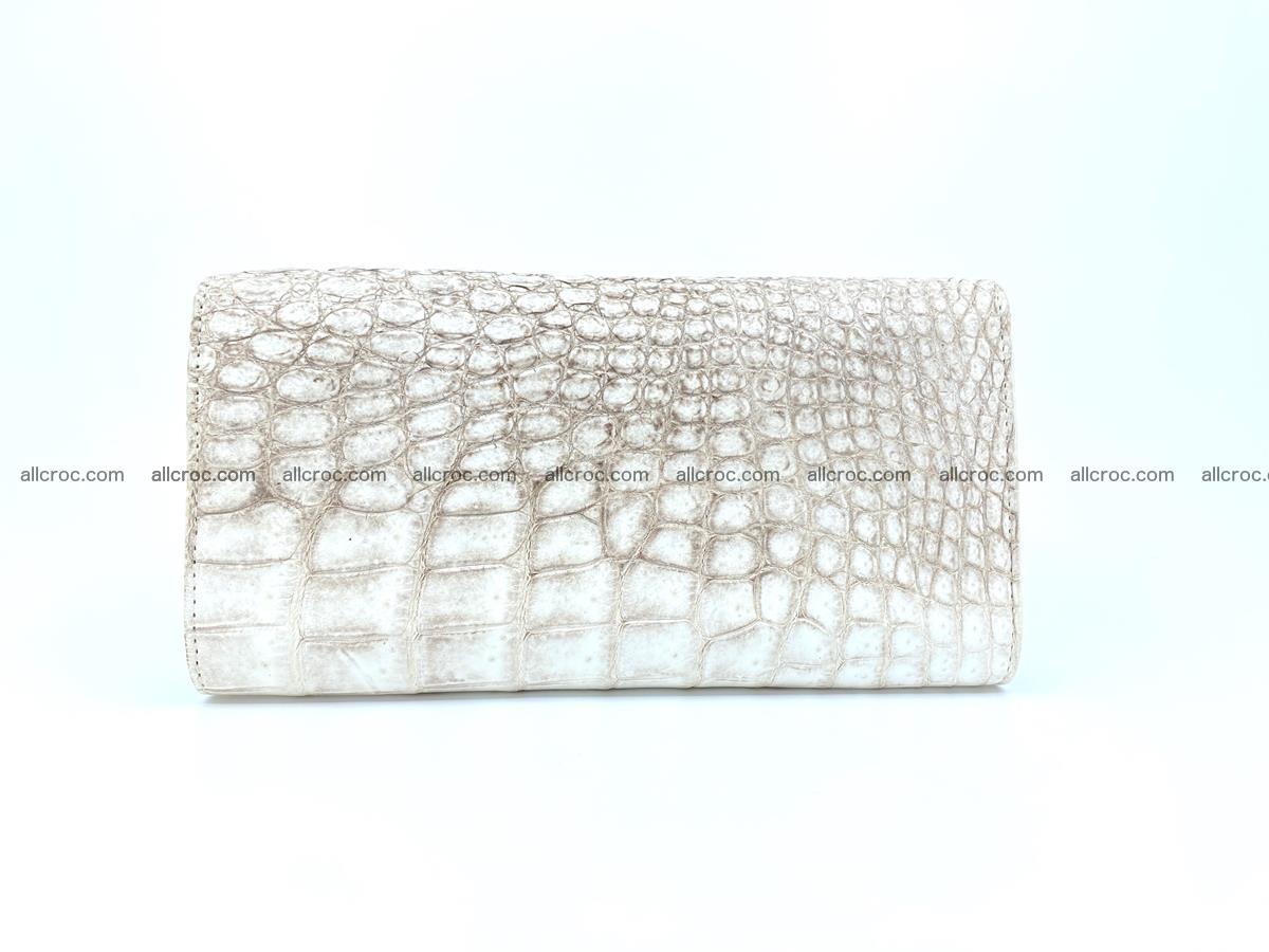 Crocodile skin wallet trifold for women 515 Foto 1