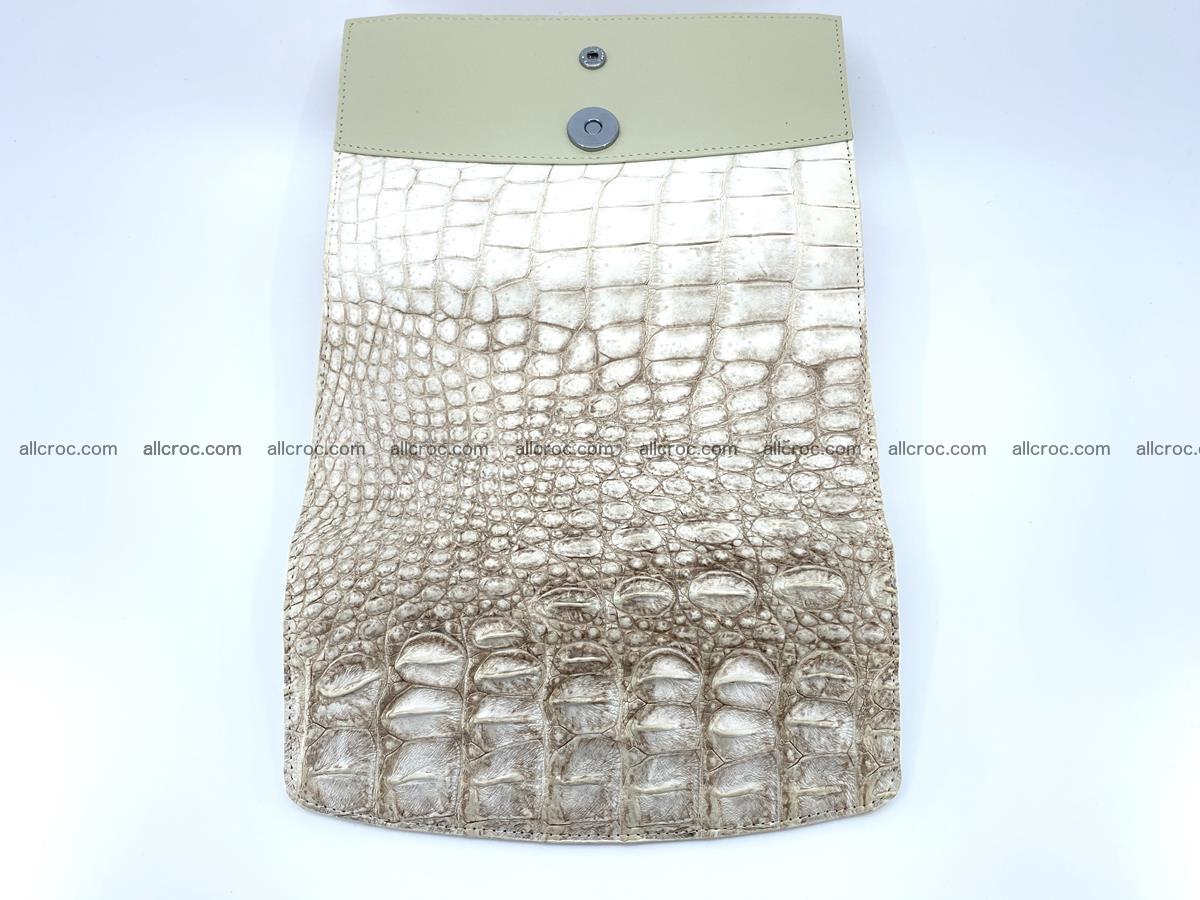 Crocodile skin wallet trifold for women 515 Foto 9