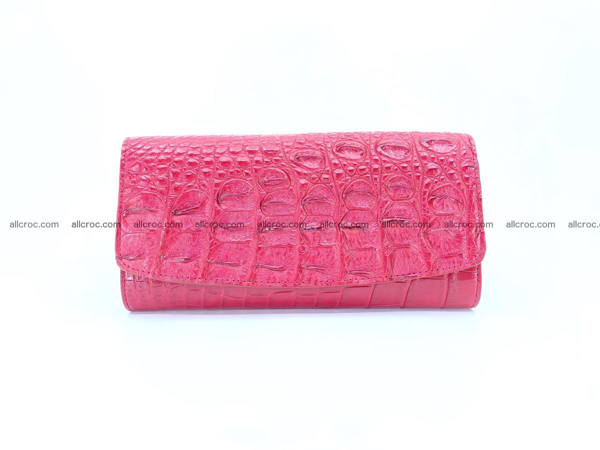 Crocodile skin wallet trifold for women 514 Foto 0