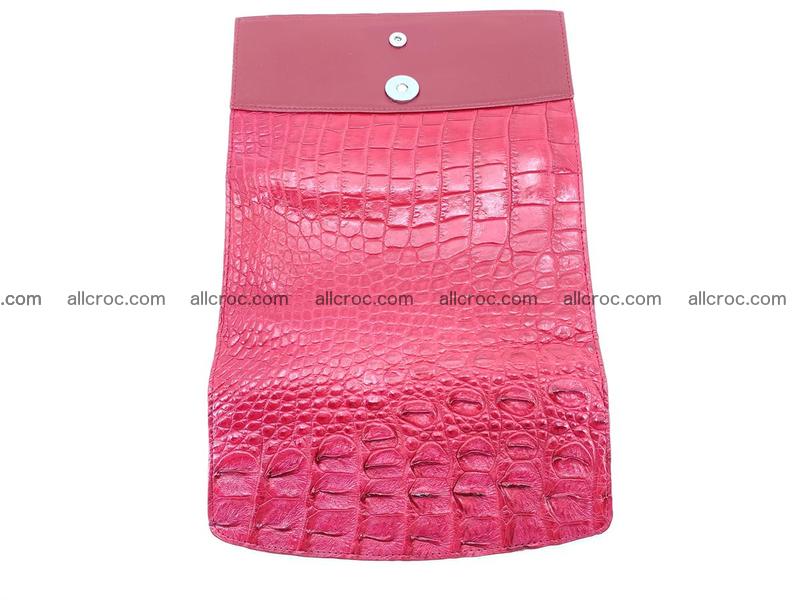 Crocodile skin wallet trifold for women 514