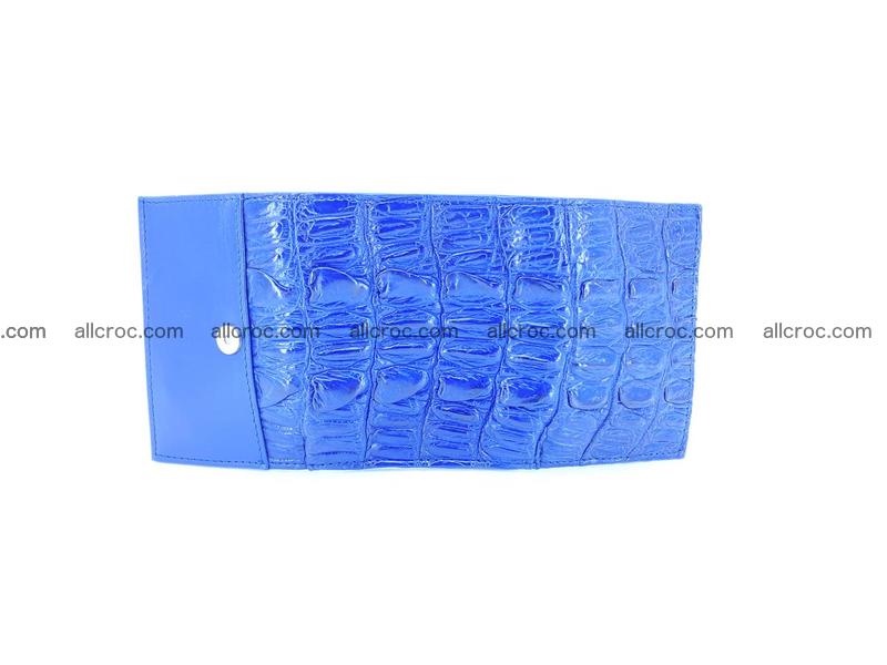 Crocodile skin wallet trifold mini with coins compartment 498