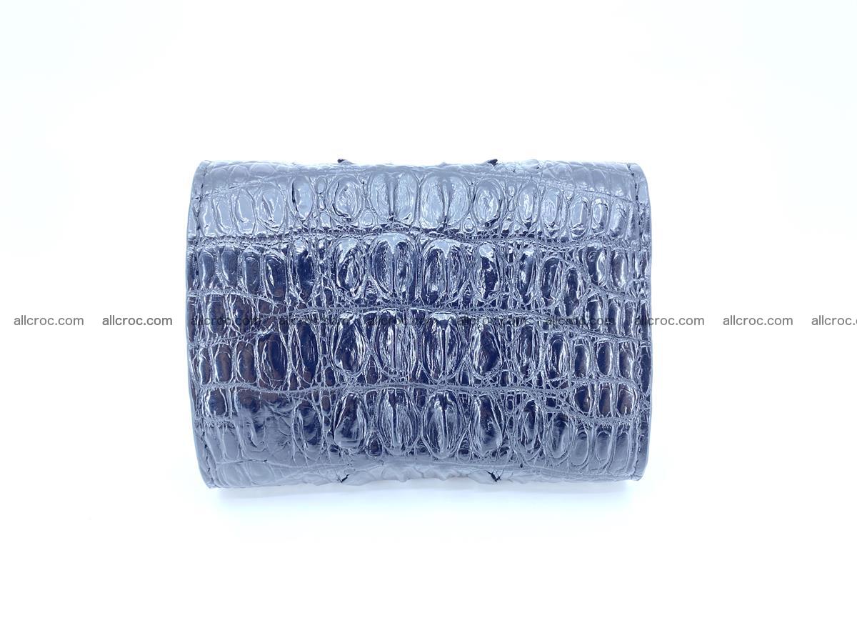 Crocodile skin wallet trifold mini with coins compartment 497 Foto 1