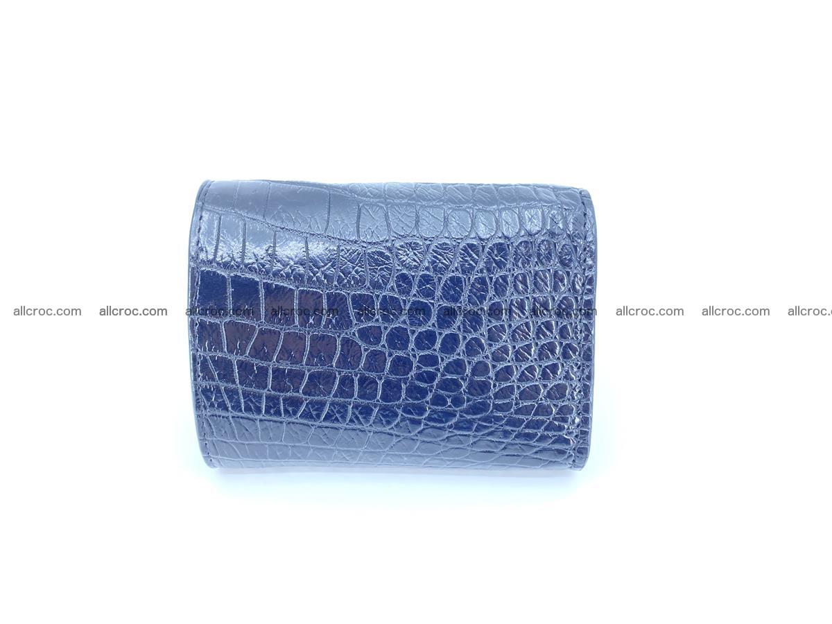 Crocodile skin wallet trifold mini with coins compartment 500 Foto 1
