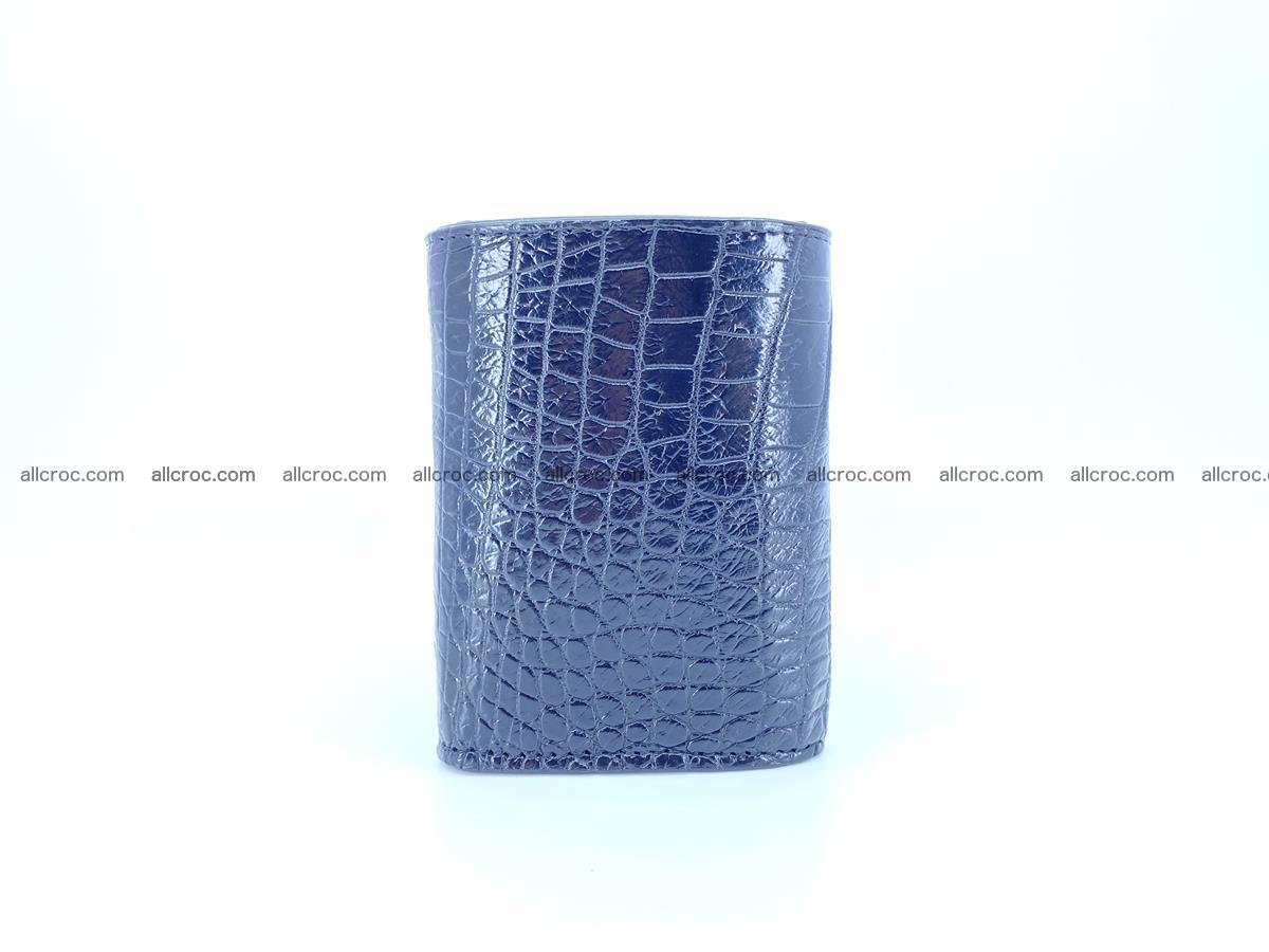 Crocodile skin wallet trifold mini with coins compartment 500 Foto 2