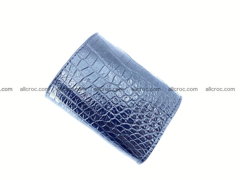 Crocodile skin wallet trifold mini with coins compartment 500