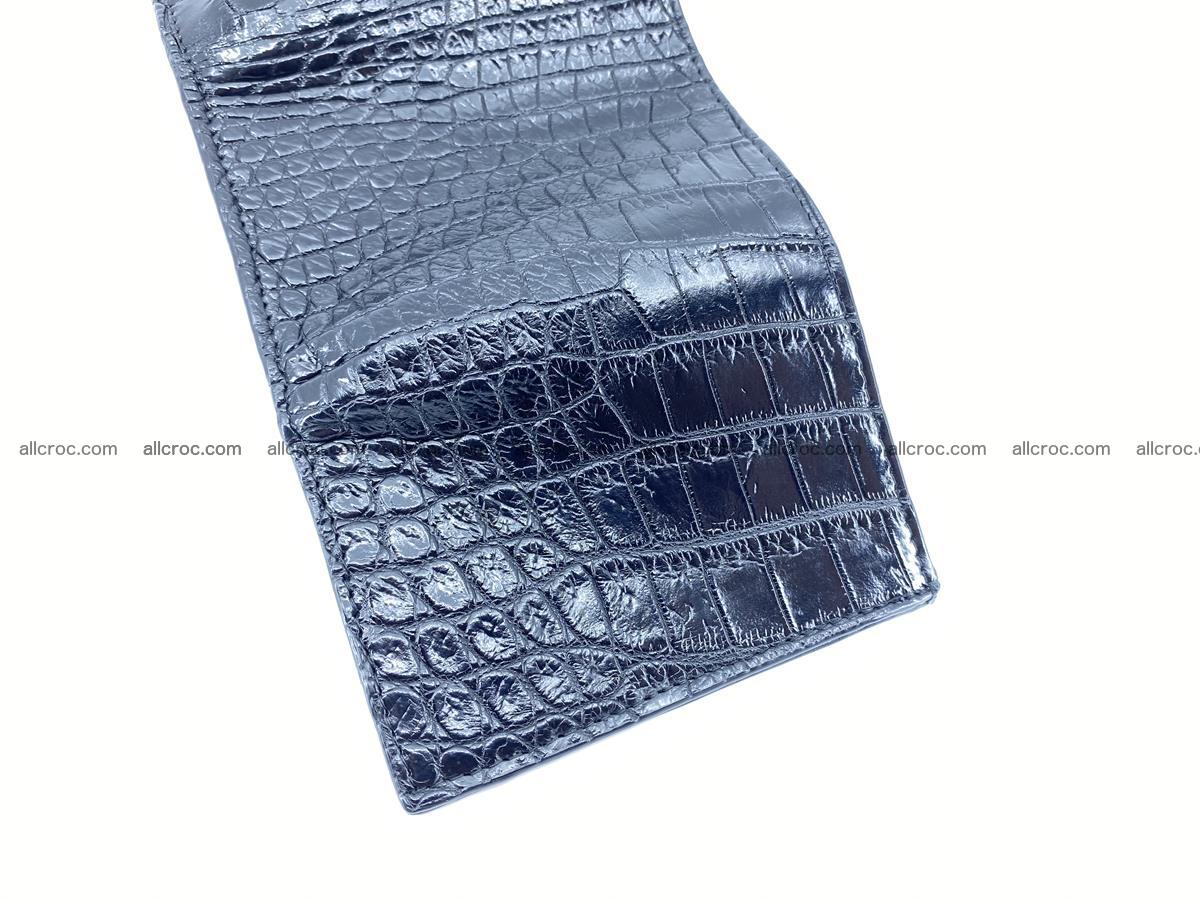 Crocodile skin wallet trifold mini with coins compartment 500 Foto 8