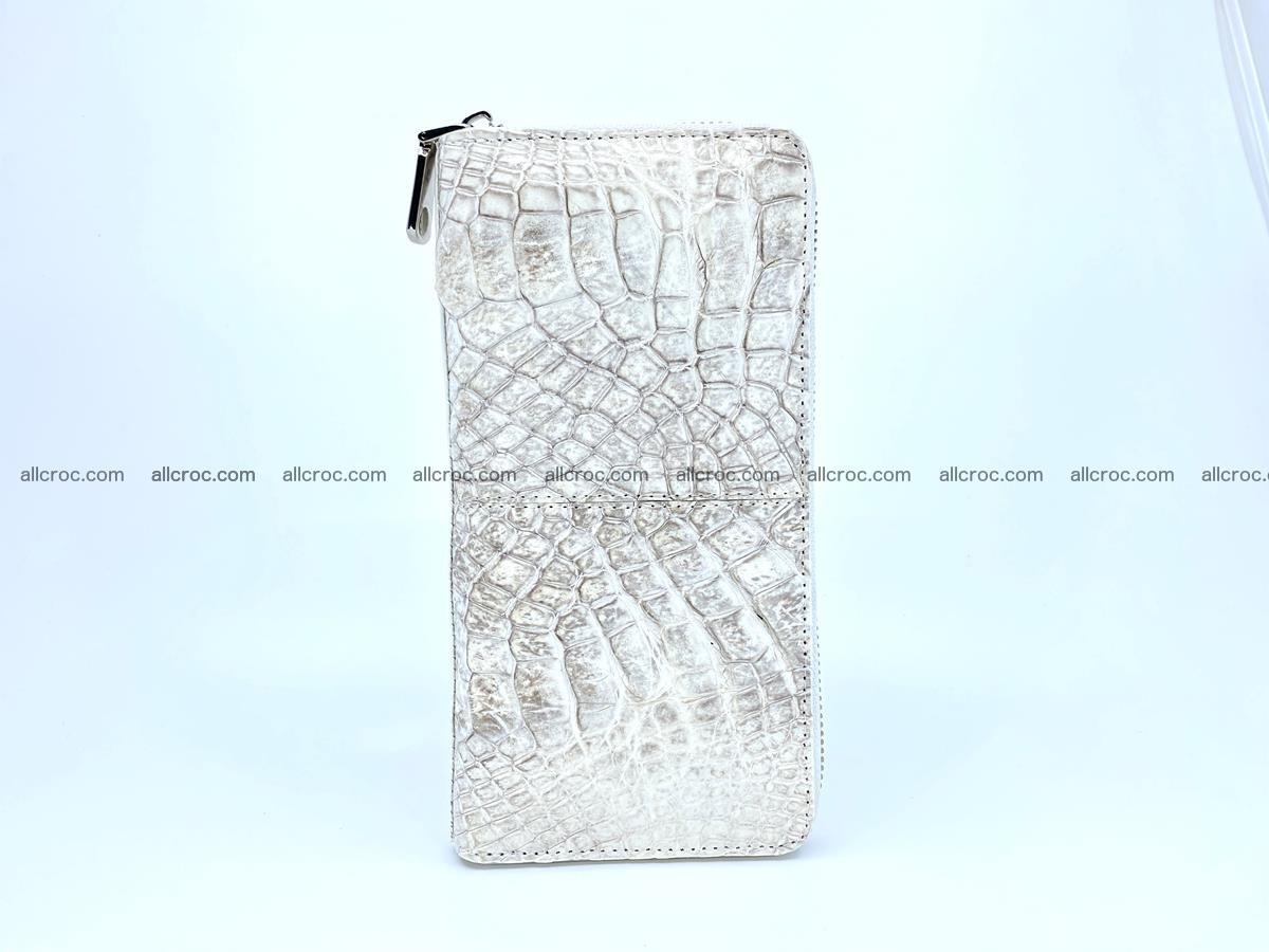 Crocodile skin wallet with zip 968 Foto 5