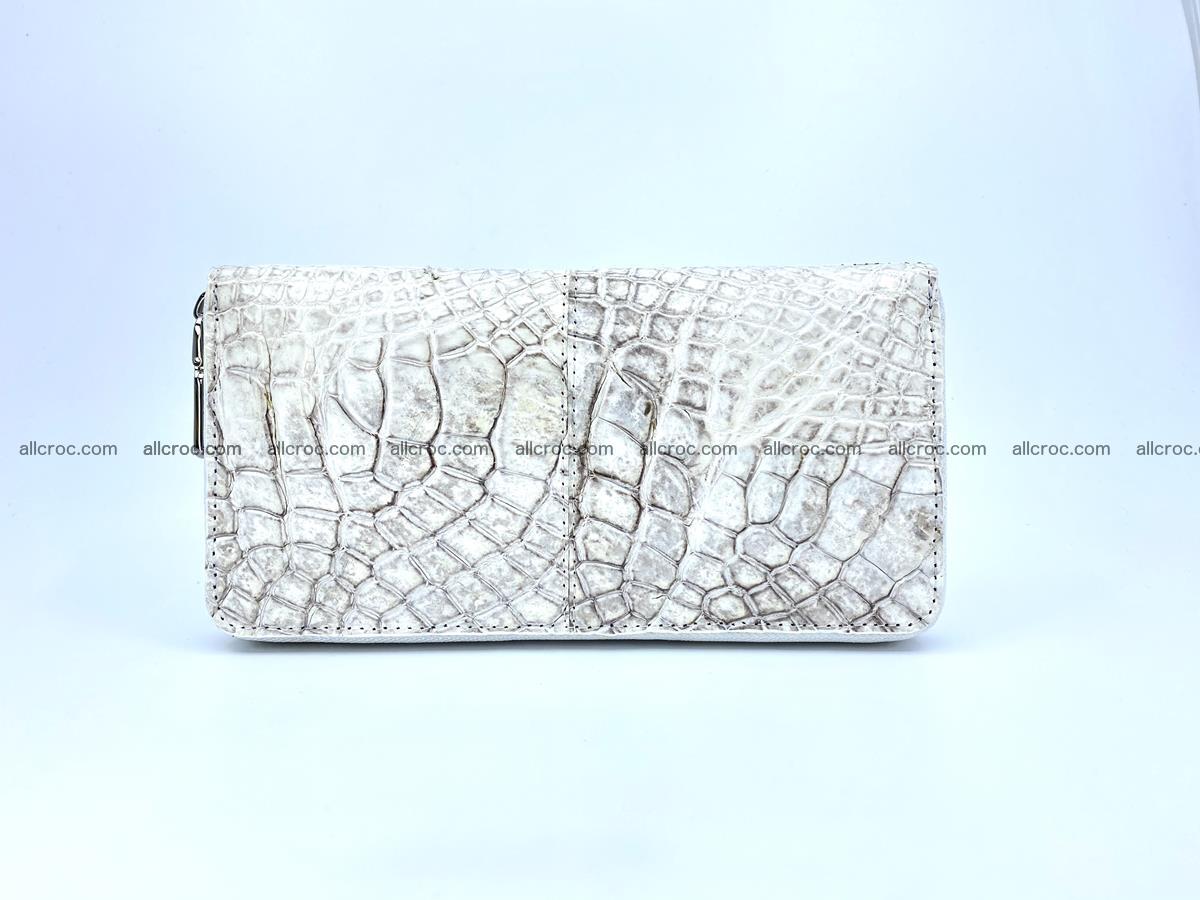 Crocodile skin wallet with zip 968 Foto 0