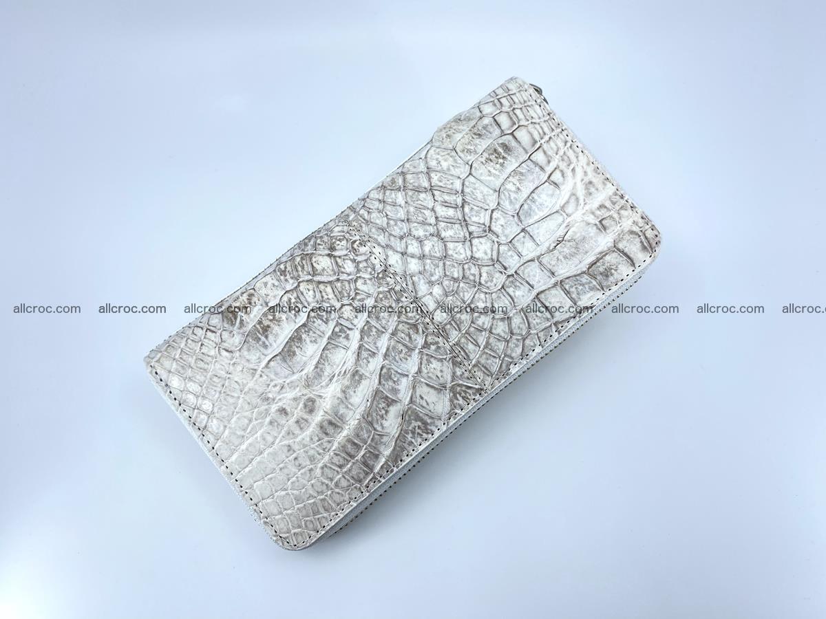 Crocodile skin wallet with zip 968 Foto 6