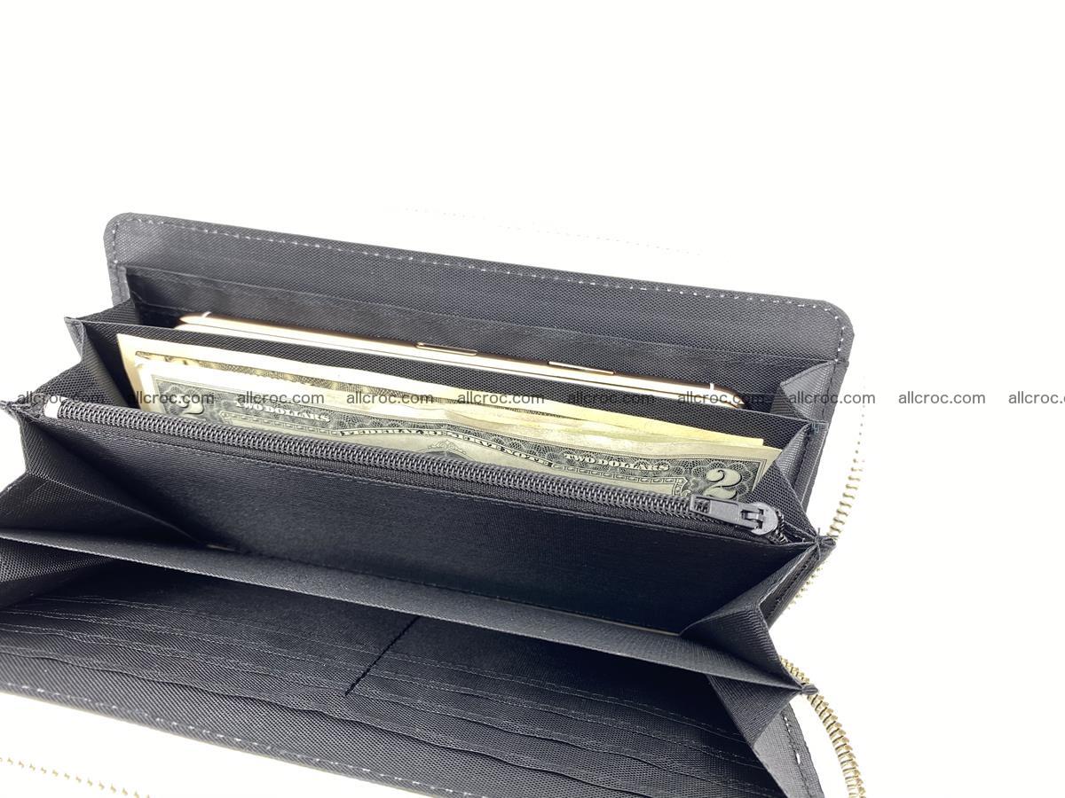 Crocodile skin wallet with zip 969 Foto 11