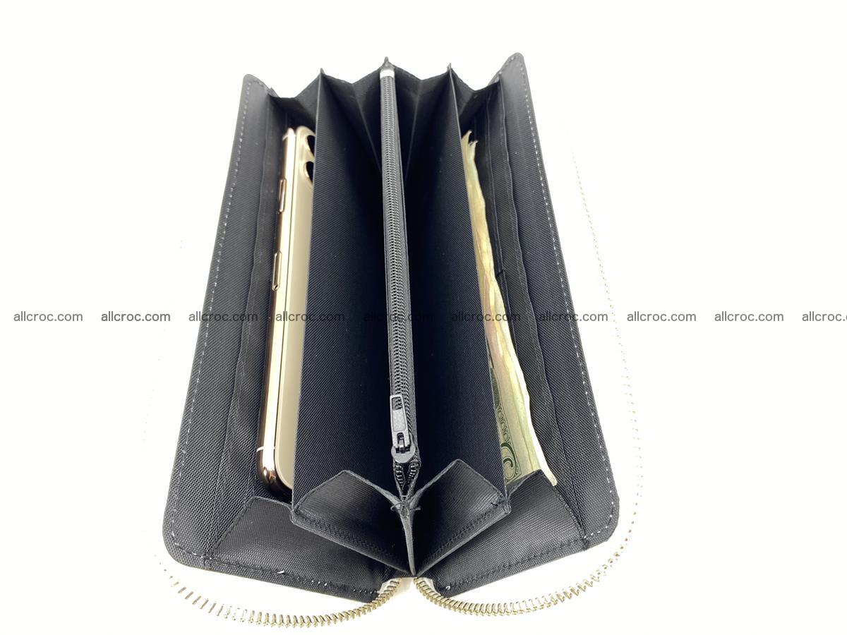 Crocodile skin wallet with zip 969 Foto 12