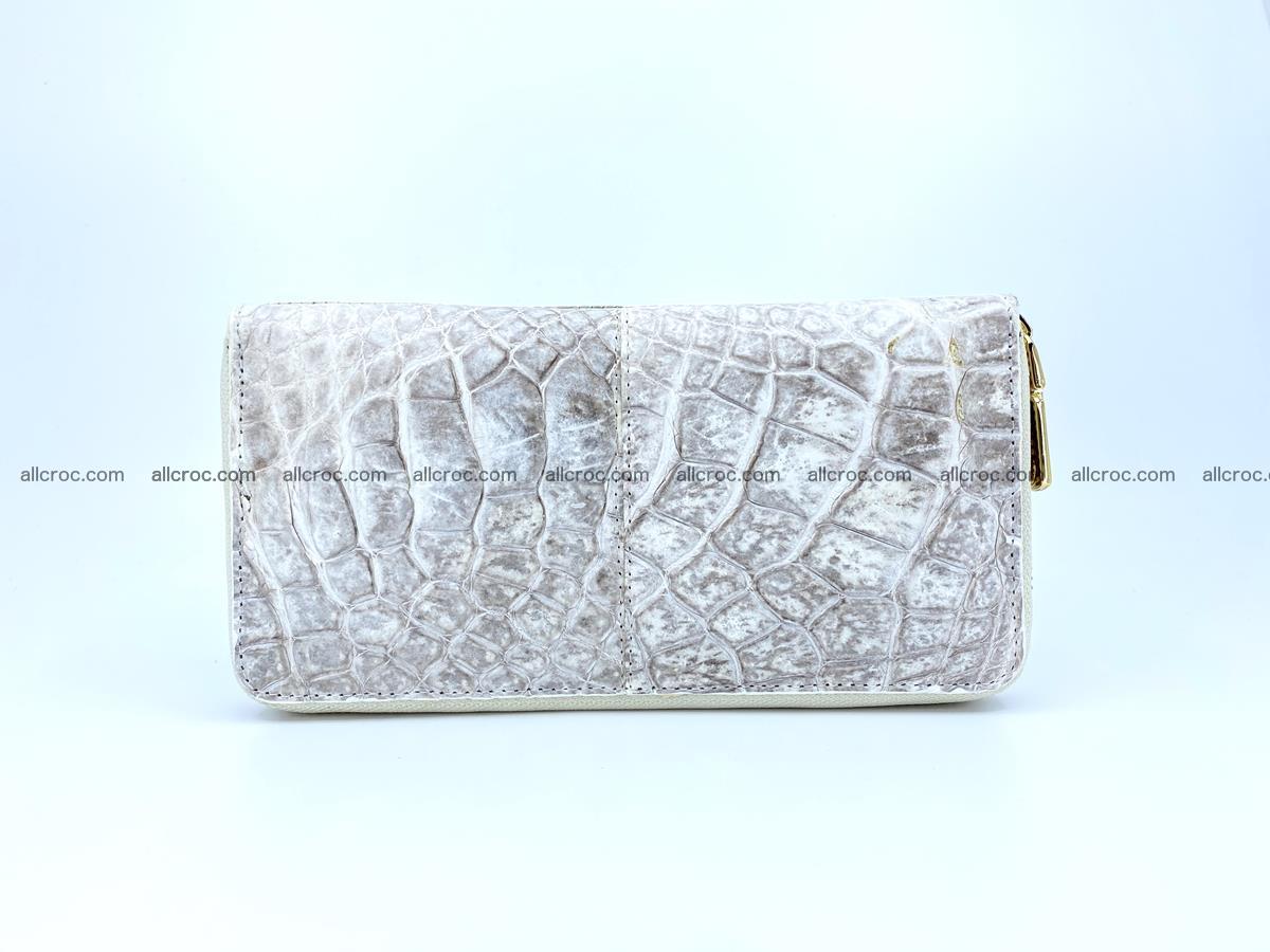 Crocodile skin wallet with zip 969 Foto 0