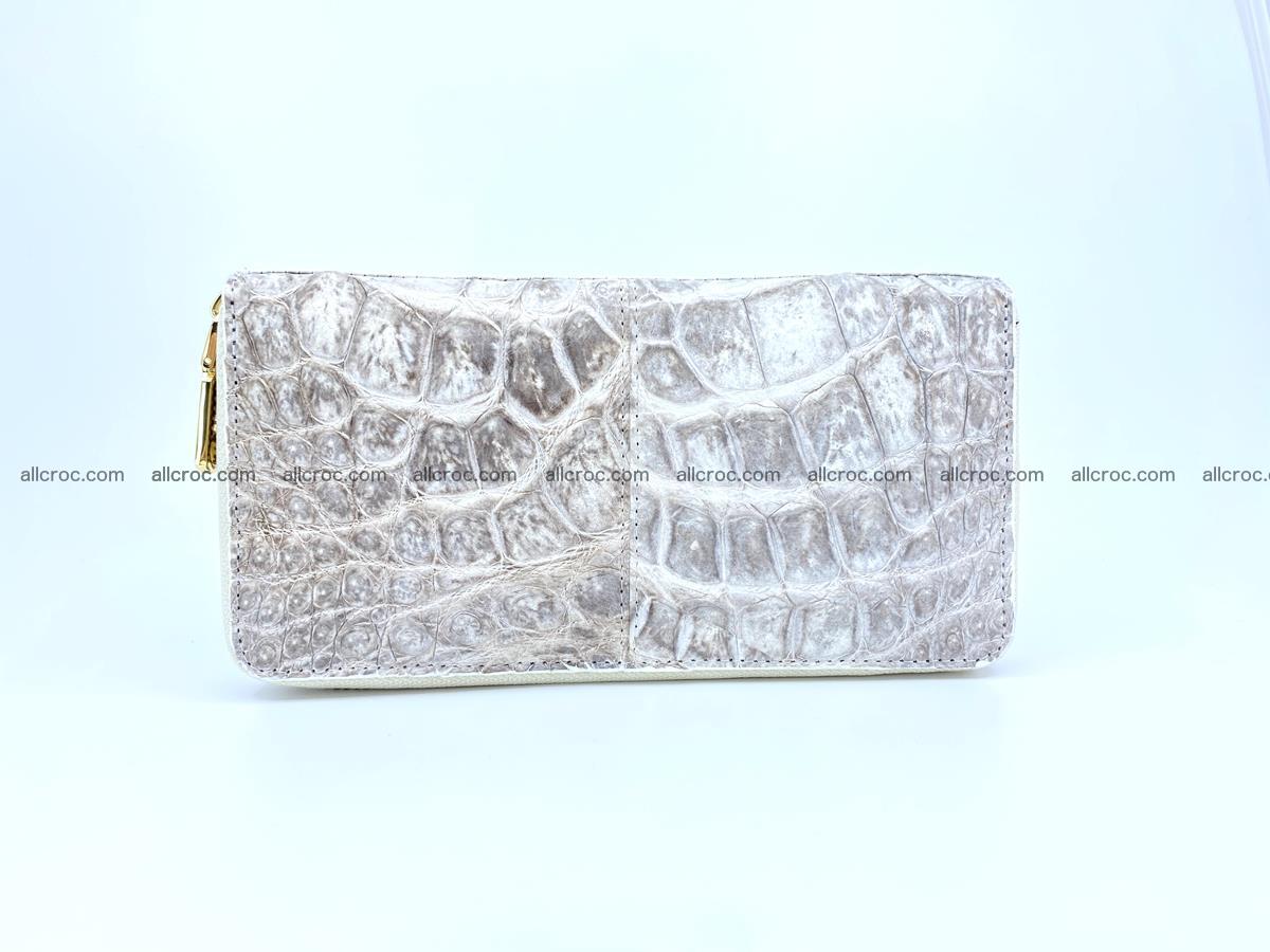 Crocodile skin wallet with zip 969 Foto 1