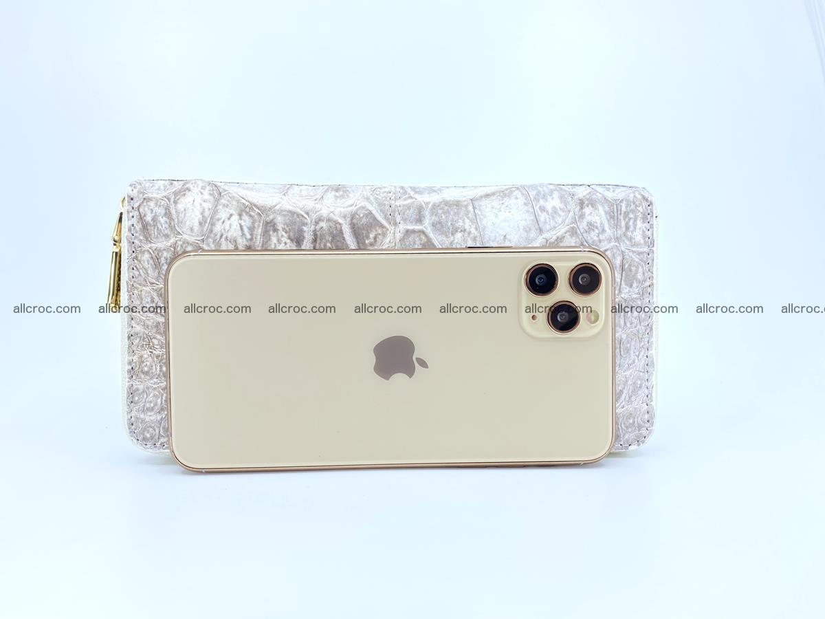 Crocodile skin wallet with zip 969 Foto 2