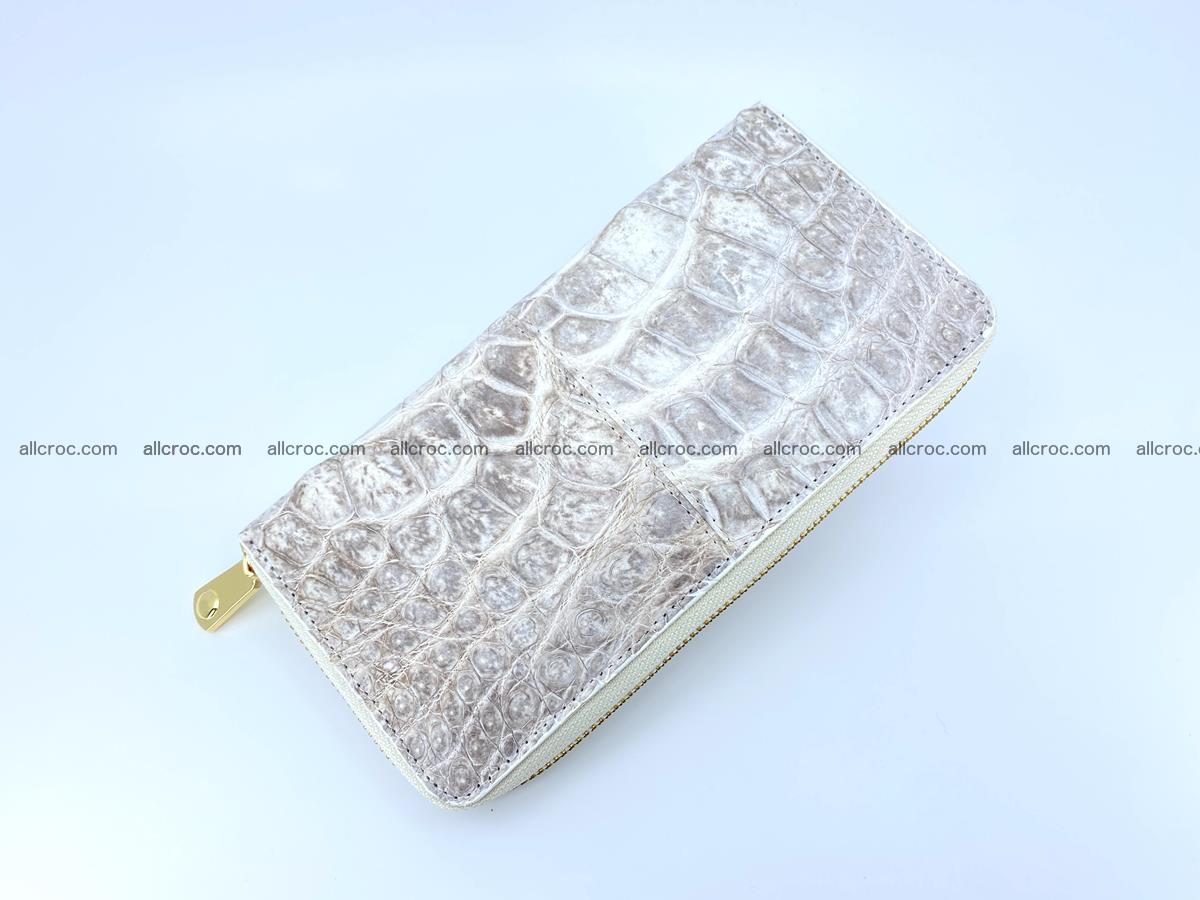 Crocodile skin wallet with zip 969 Foto 6