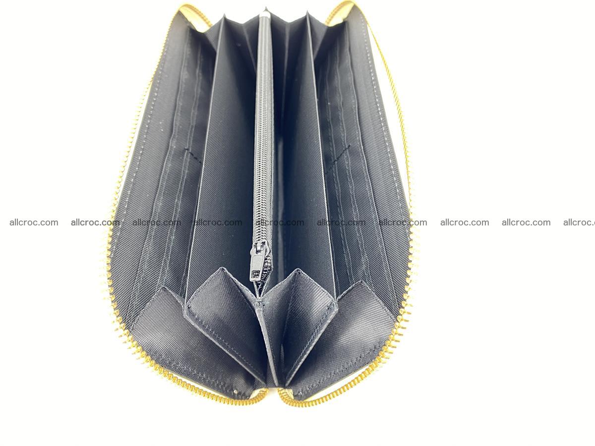 Crocodile skin wallet with zip 969 Foto 13