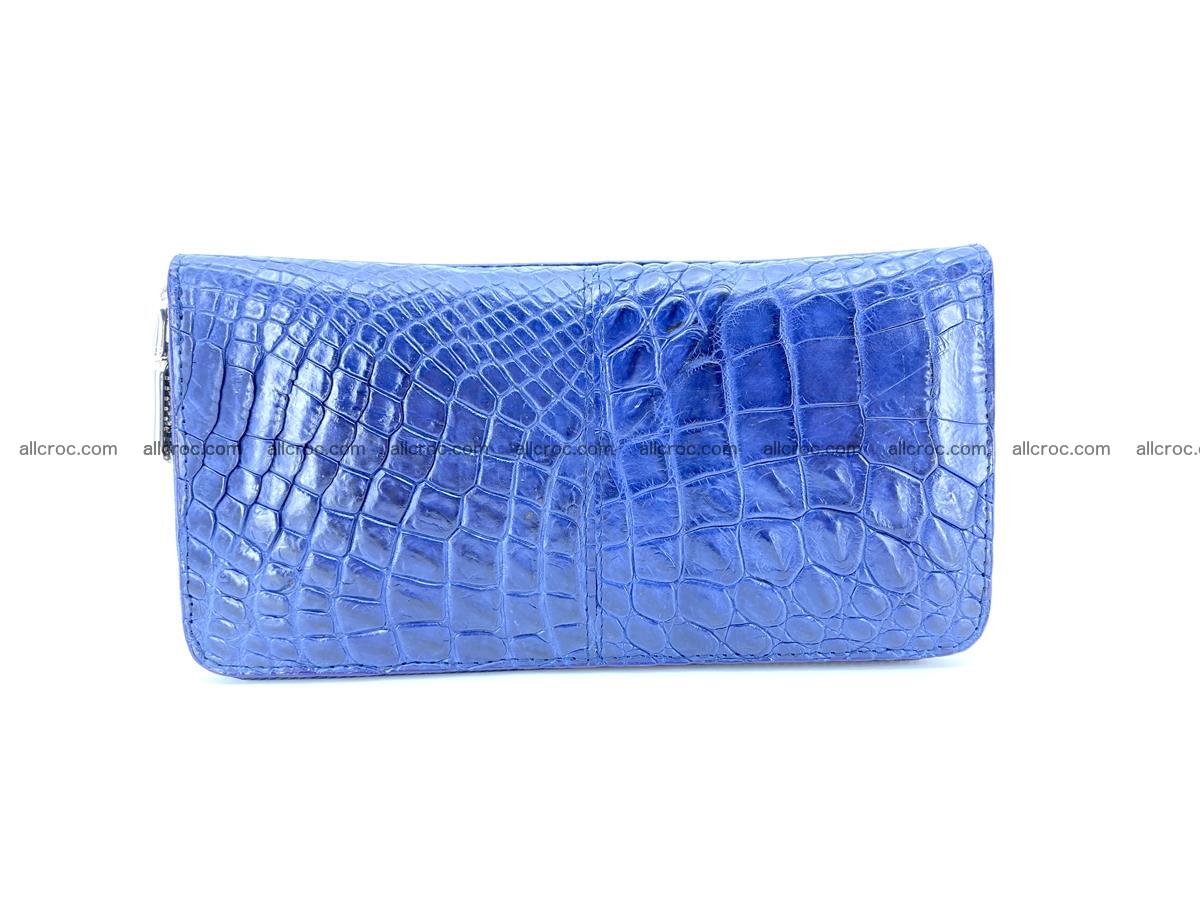 Crocodile skin wallet with zip 970 Foto 1