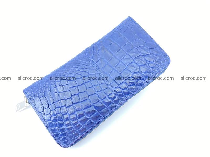 Crocodile skin wallet with zip 970