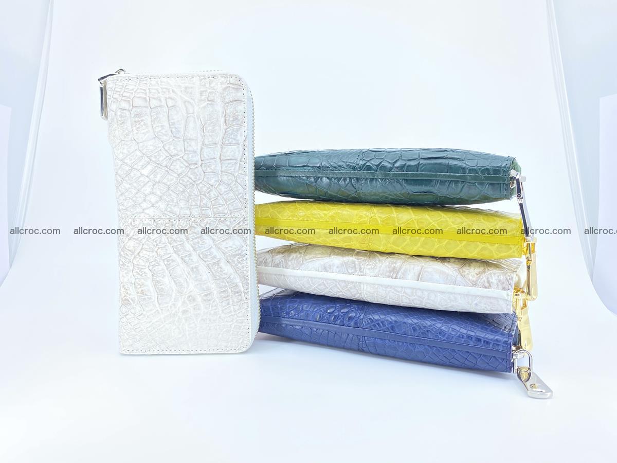 Crocodile skin wallet with zip 969 Foto 3