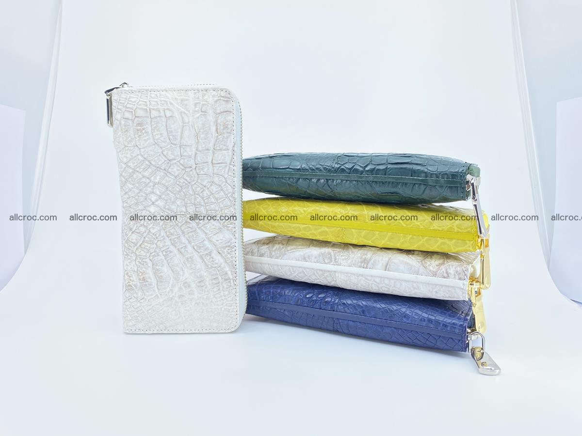 Crocodile skin wallet with zip 968 Foto 3