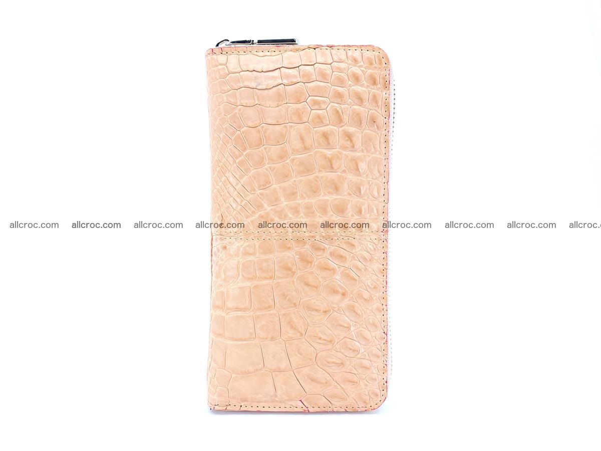 Crocodile skin wallet with zip 975 Foto 5