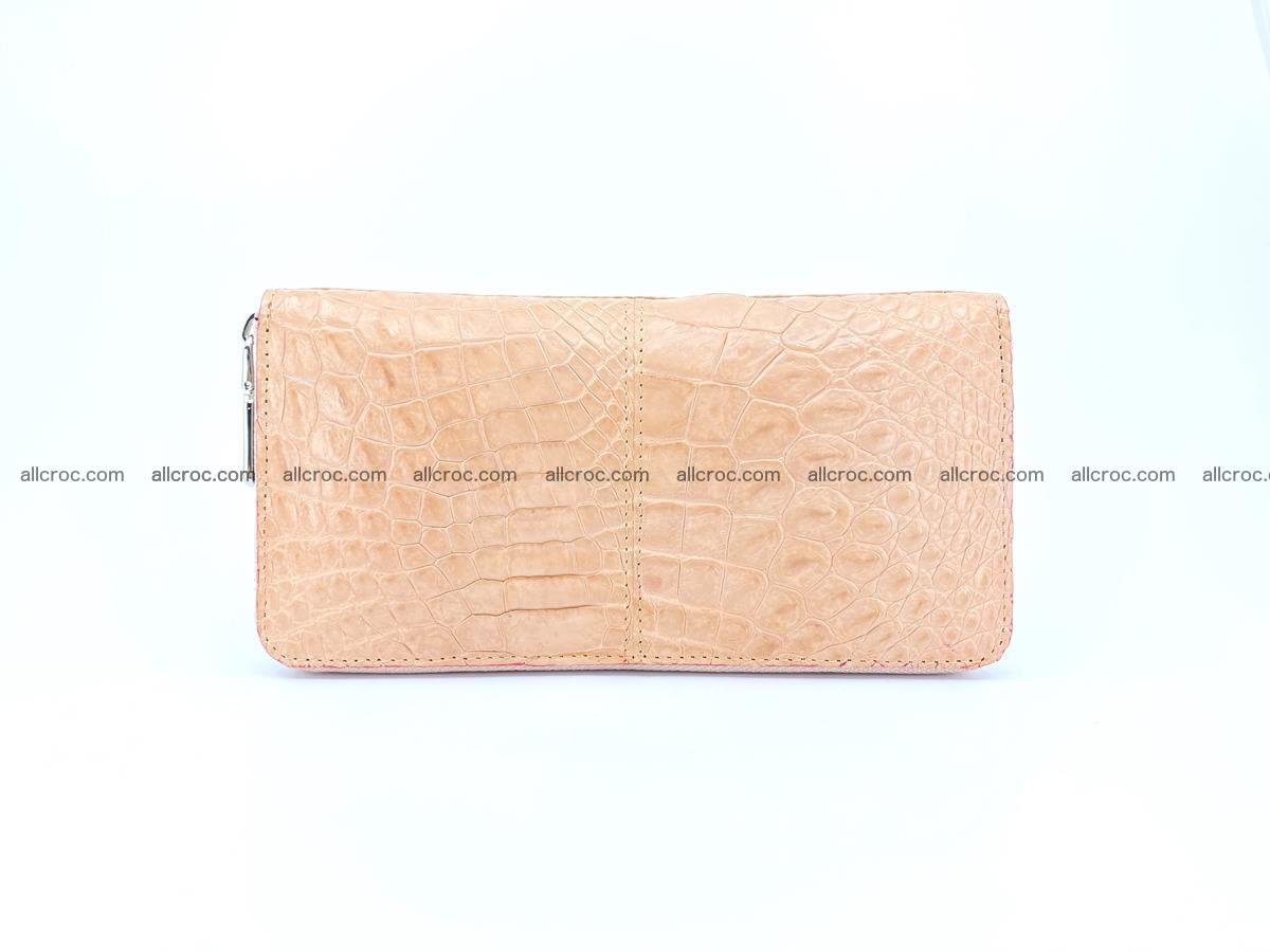Crocodile skin wallet with zip 975 Foto 0