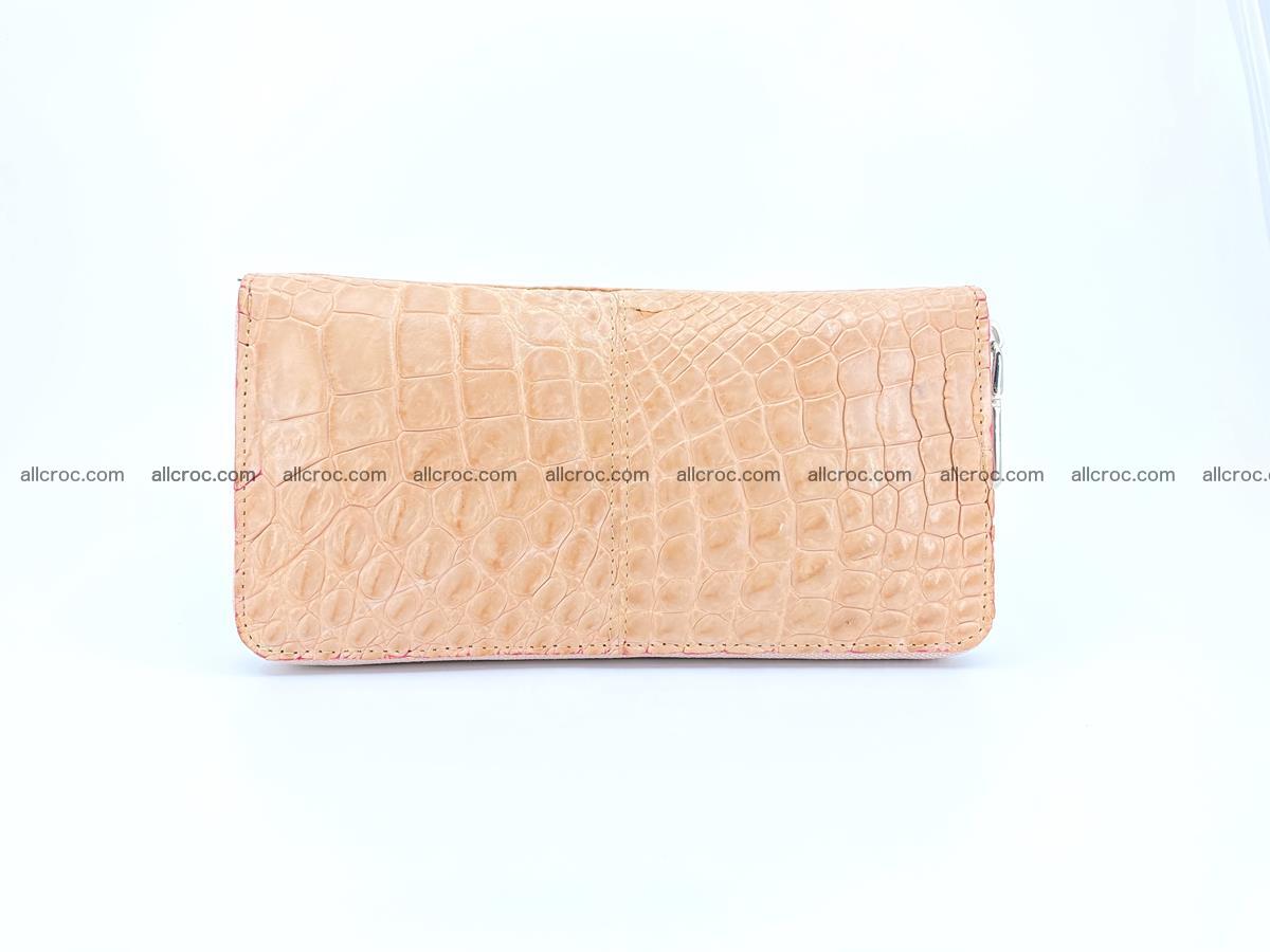 Crocodile skin wallet with zip 975 Foto 1