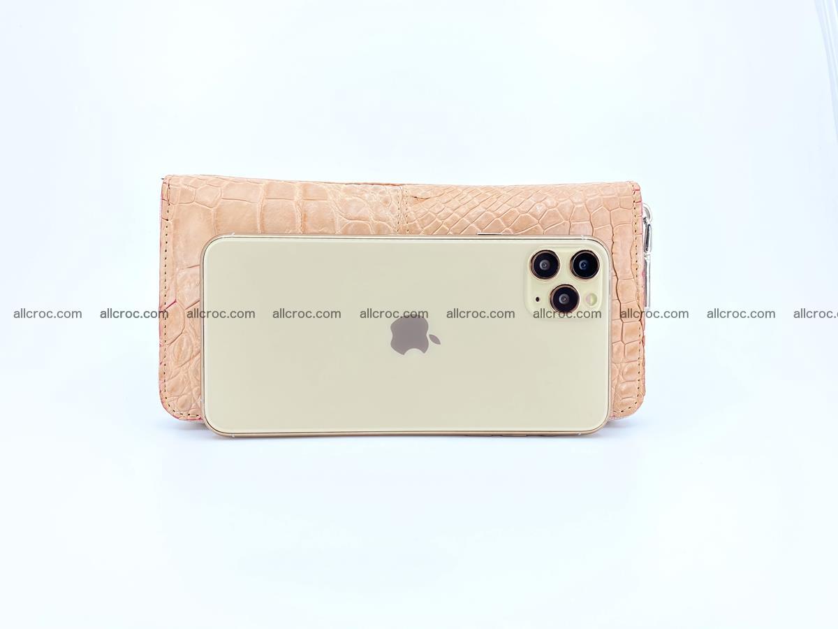 Crocodile skin wallet with zip 975 Foto 2