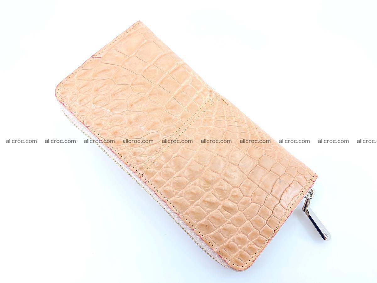 Crocodile skin wallet with zip 975 Foto 6