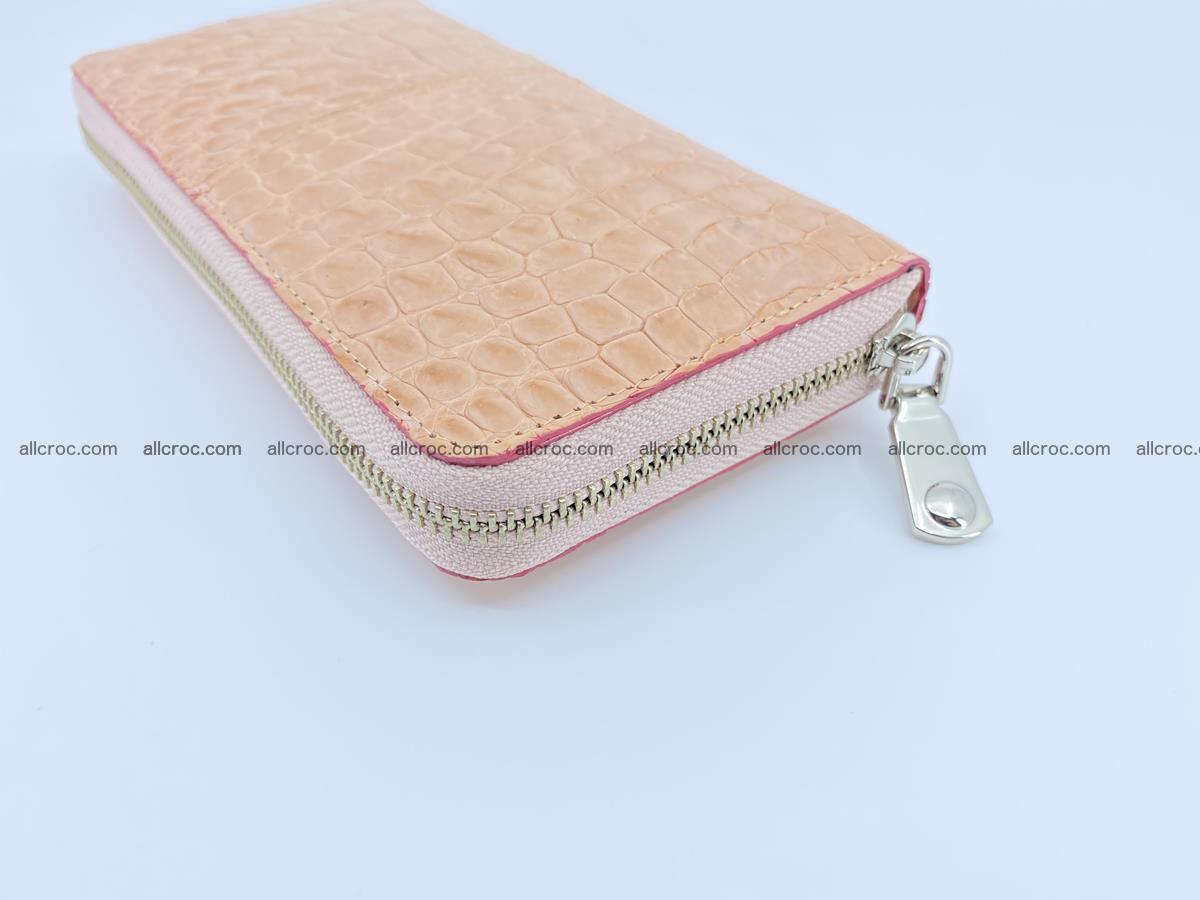 Crocodile skin wallet with zip 975 Foto 9