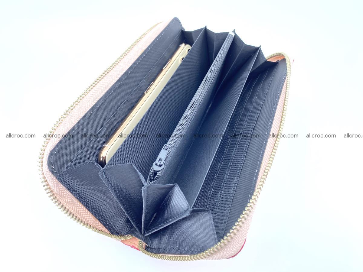 Crocodile skin wallet with zip 975 Foto 14