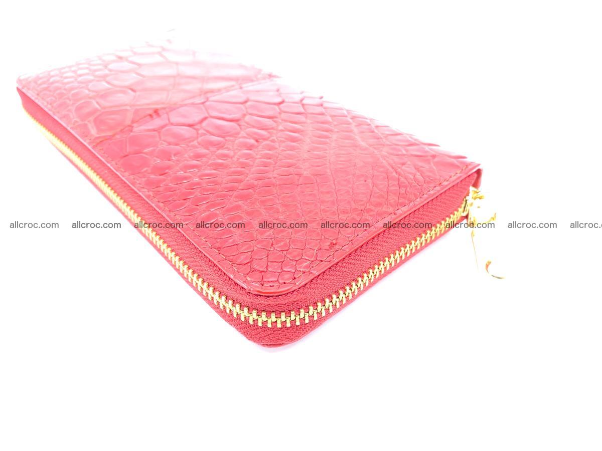 Crocodile skin wallet with zip 978 Foto 9