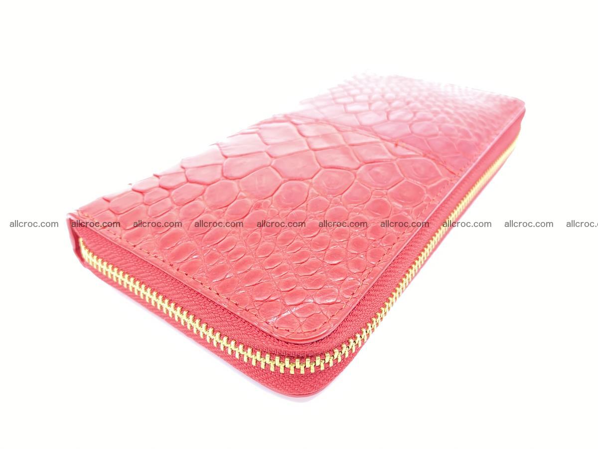 Crocodile skin wallet with zip 978 Foto 8