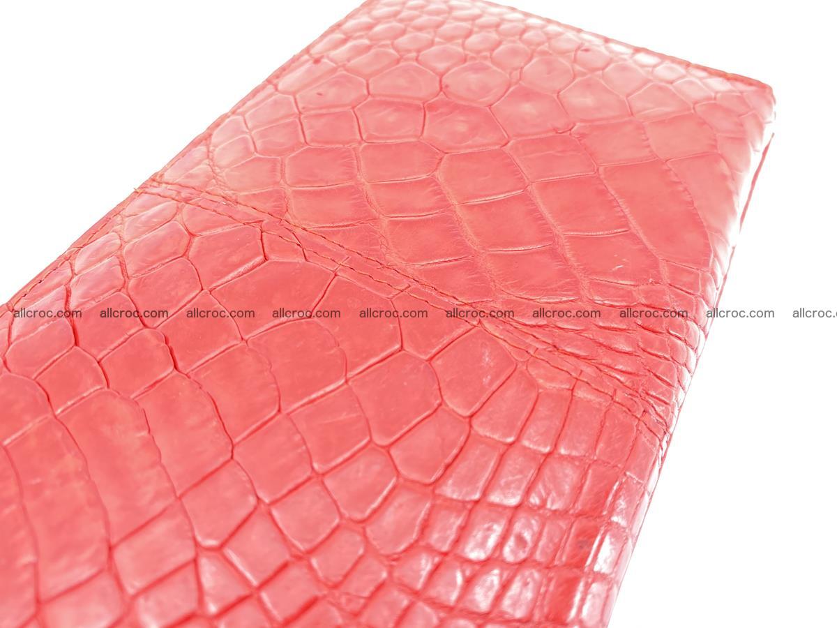 Crocodile skin wallet with zip 978 Foto 10