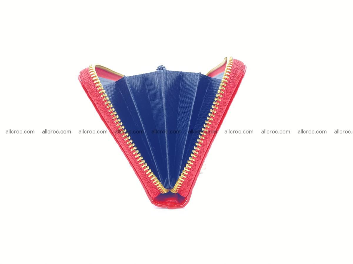 Crocodile skin wallet with zip 978 Foto 12