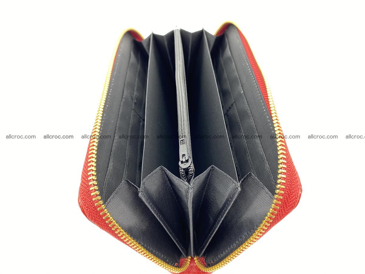 Crocodile skin wallet with zip 978 Foto 14